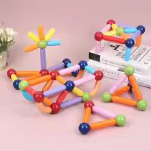 Juego Magnético 76PCS para Animar la Creatividad