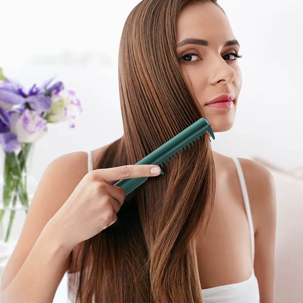 Mini Plancha de Pelo Recargable